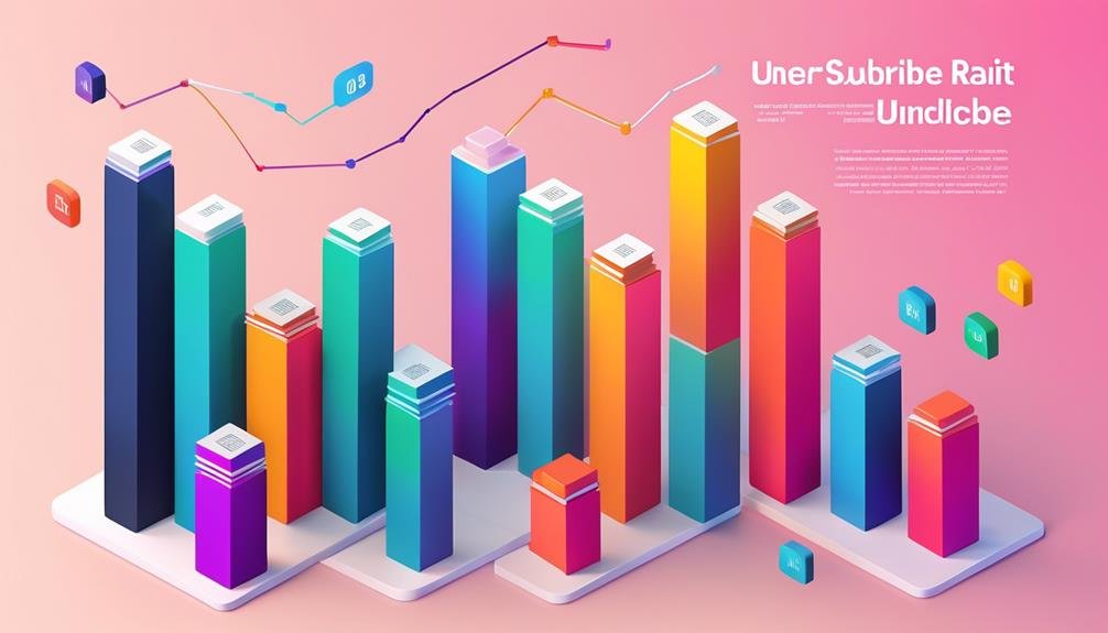 decreasing unsubscribe rate trend